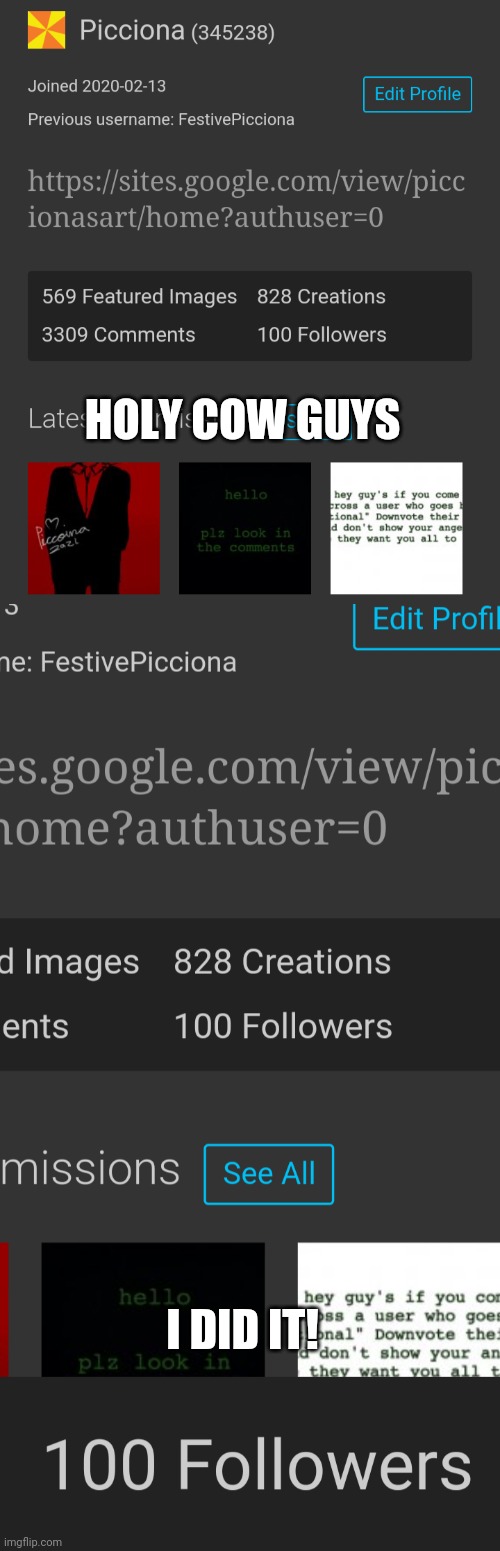 HOLY COW GUYS; I DID IT! | image tagged in wow this is happening | made w/ Imgflip meme maker