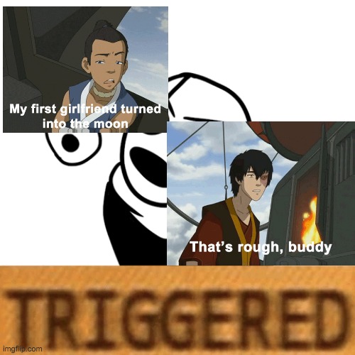 TRIGGEREDD | image tagged in avatar the last airbender,memes,reaction gifs | made w/ Imgflip meme maker