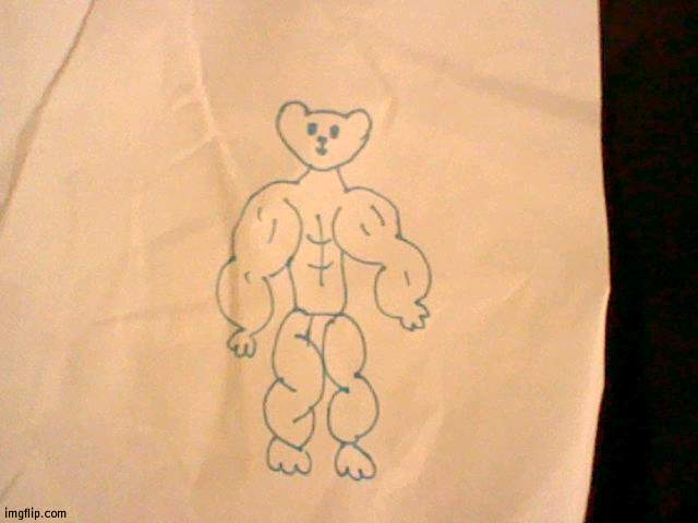 my OC buffy the bear | made w/ Imgflip meme maker