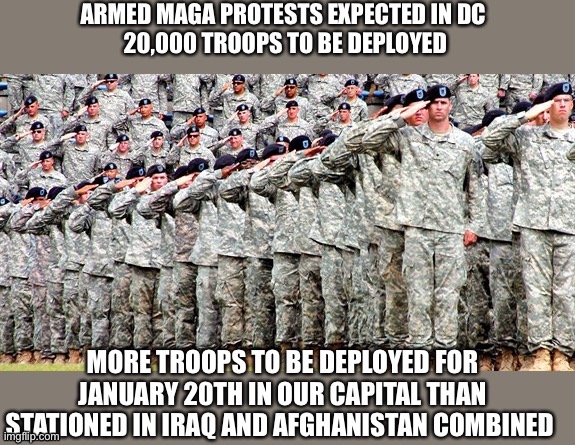 The MAGA are coming! | image tagged in donald trump,maga,joe biden,national guard,terrorism,terrorists | made w/ Imgflip meme maker