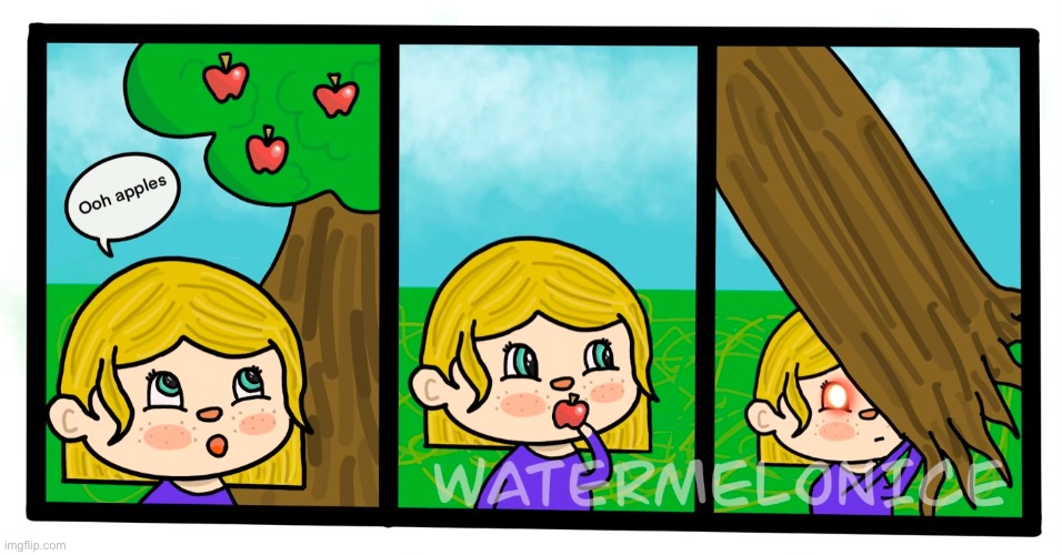 Little comic I drew, fr tho I be tearing trees out of the ground lol | image tagged in animal crossing | made w/ Imgflip meme maker