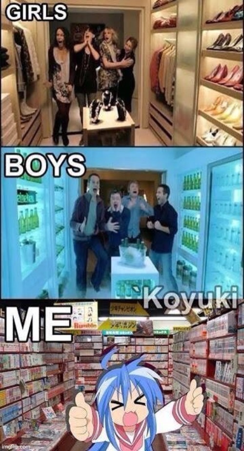 `•~•´ | image tagged in anime | made w/ Imgflip meme maker