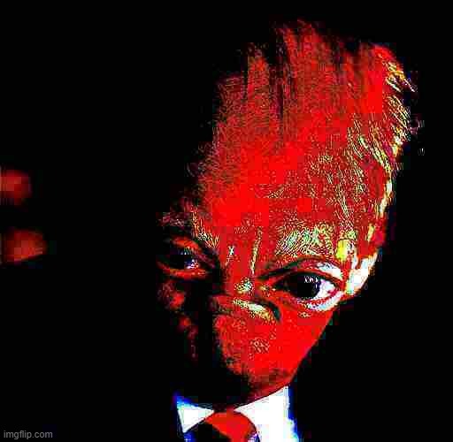 v rare self-cringe | image tagged in trump waw noice very noice deep-fried 2 | made w/ Imgflip meme maker