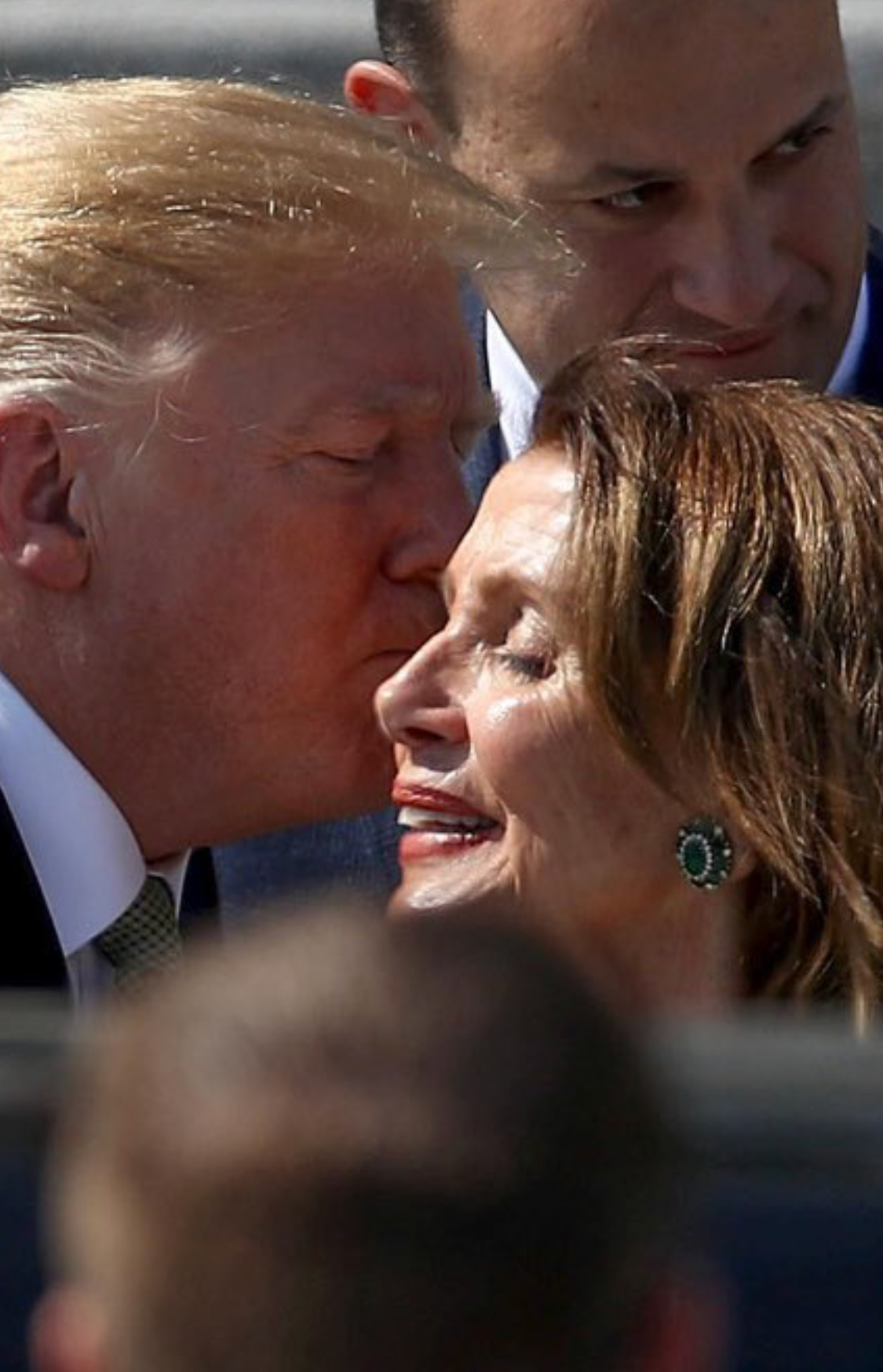 Trump Kiss Blank Meme Template