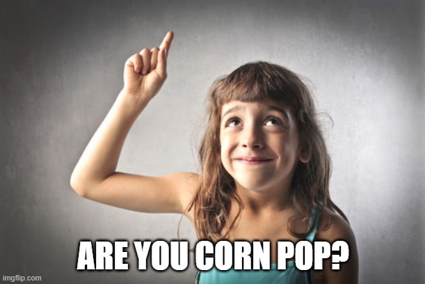 ARE YOU CORN POP? | made w/ Imgflip meme maker