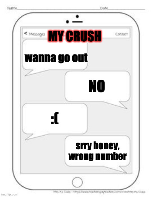texting your crush be like - Imgflip