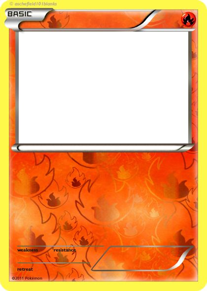 High Quality pokemon card Blank Meme Template