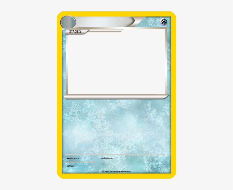 Pokemon Card Blank Template Imgflip