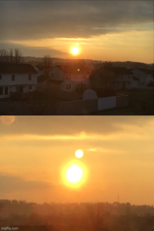 Sunrise yesterday morning | image tagged in sunrise,pretty | made w/ Imgflip meme maker