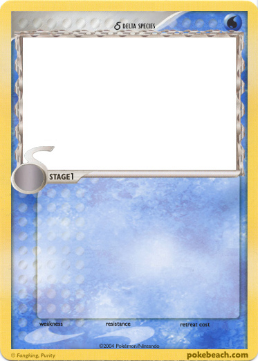 High Quality pokemon card Blank Meme Template