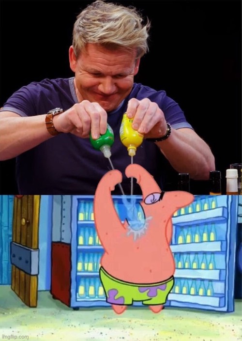 Look at this template I found | image tagged in gordon ramsay spray | made w/ Imgflip meme maker