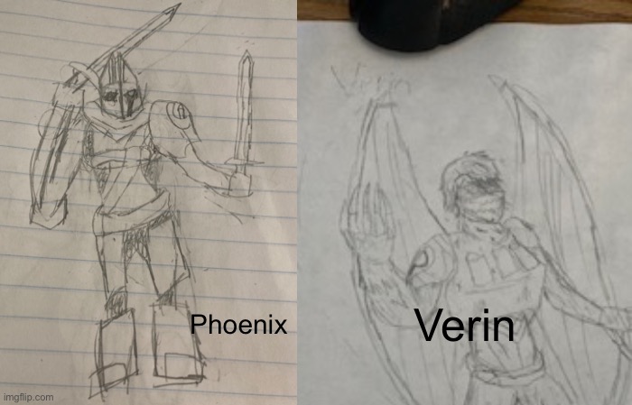 Phoenix; Verin | made w/ Imgflip meme maker