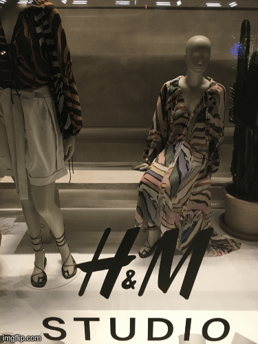 H&M Studio Apartment | image tagged in gifs,fashion,window design,h and m,brian einersen | made w/ Imgflip images-to-gif maker