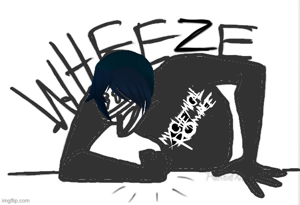 Emo WHEEZE | image tagged in emo wheeze | made w/ Imgflip meme maker