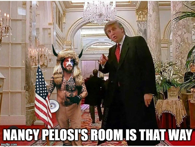 Nancy Pelosi | NANCY PELOSI'S ROOM IS THAT WAY | image tagged in nancy pelosi,capital,donald trump,president trump | made w/ Imgflip meme maker
