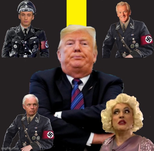 Trump & his Evil Minions | image tagged in trump,stephen,ron,rudy,peter | made w/ Imgflip meme maker