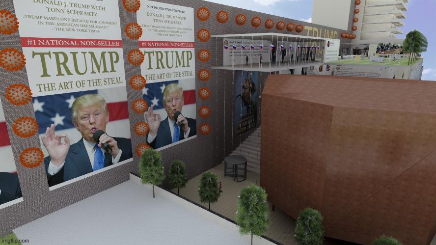 Trump presidential library | image tagged in trump presidential library | made w/ Imgflip meme maker