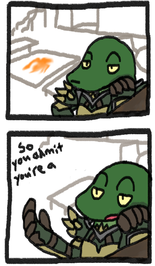 Argonian So You Admit You're A X Blank Meme Template