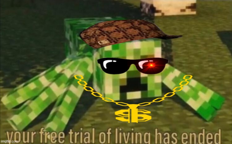 Your Free Trial of Living Has Ended | image tagged in your free trial of living has ended | made w/ Imgflip meme maker