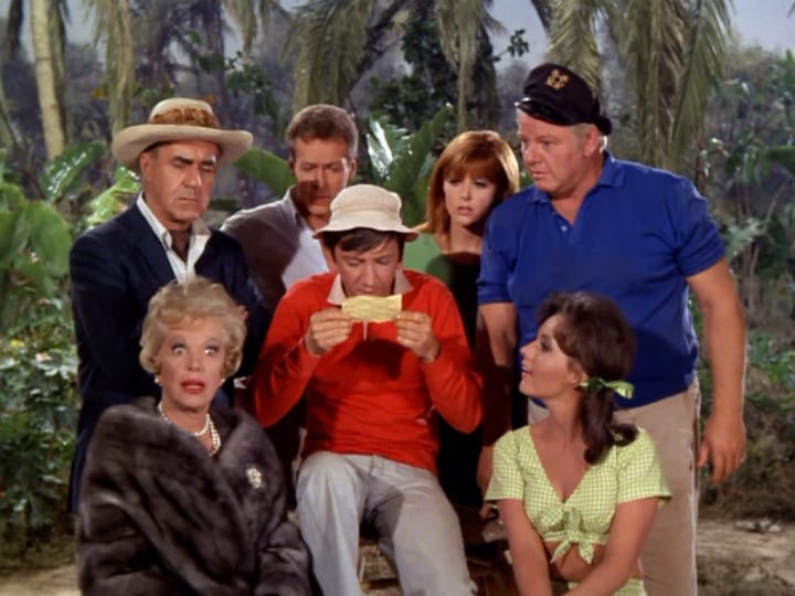 High Quality Gilligan’s island reading letter Blank Meme Template