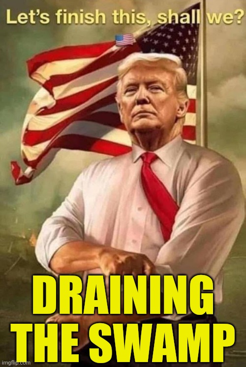 It's Coming Patriots | DRAINING THE SWAMP | image tagged in drain the swamp trump,drain the swamp,patriots,us military | made w/ Imgflip meme maker