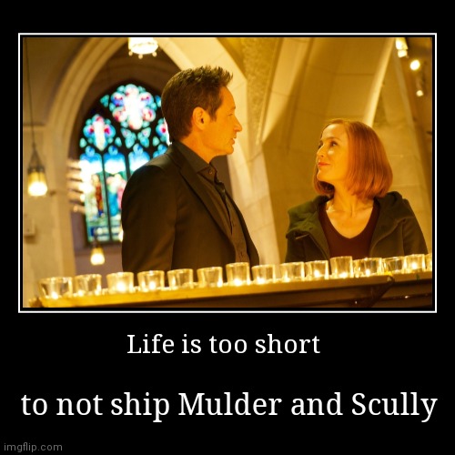 The original ship | image tagged in funny,demotivationals,x files,fox mulder the x files,scully,relationships | made w/ Imgflip demotivational maker
