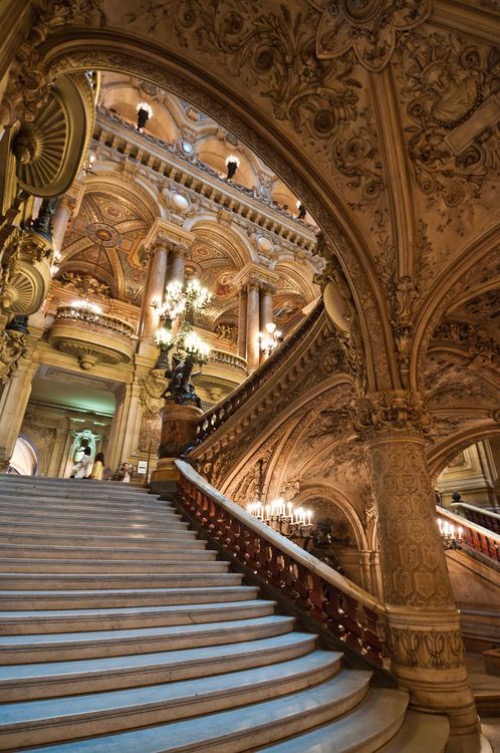 Interior of Opéra Garnier. Photo credit: dawvon | image tagged in awesome,pics,photography | made w/ Imgflip meme maker