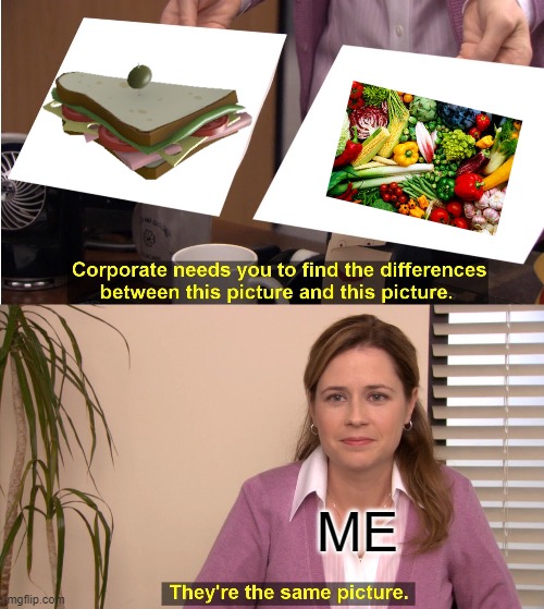 SANDWICH | ME | image tagged in ha ha tags go brr | made w/ Imgflip meme maker