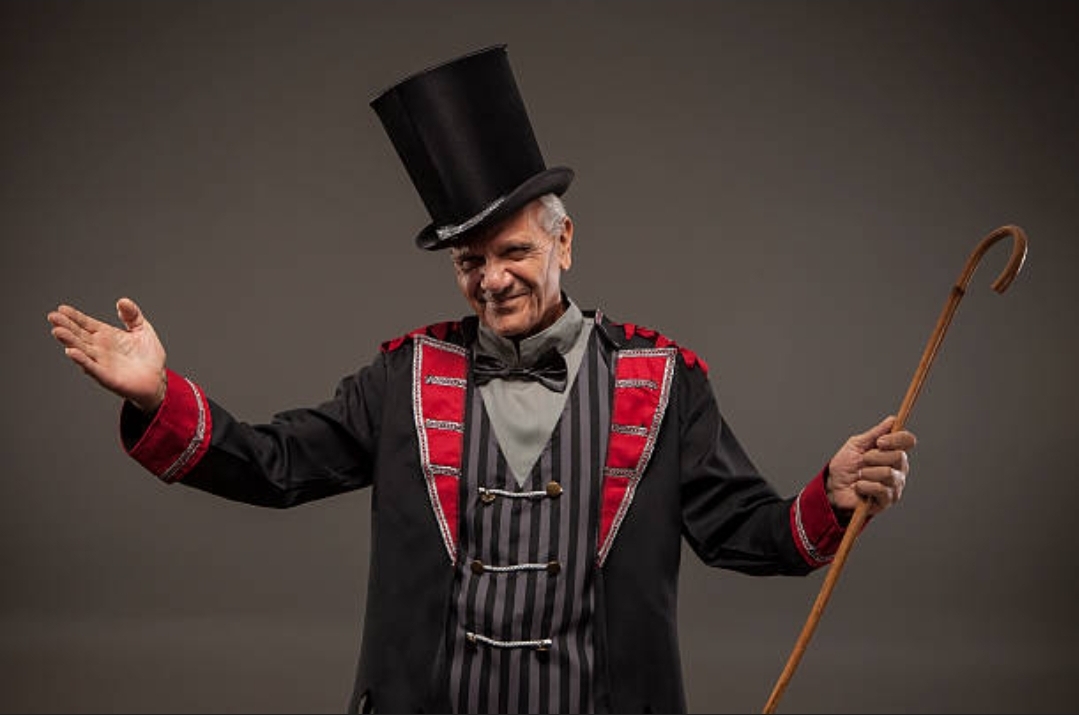 Carnival Barker Blank Meme Template