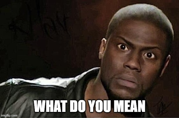 Kevin Hart Meme | WHAT DO YOU MEAN | image tagged in memes,kevin hart | made w/ Imgflip meme maker