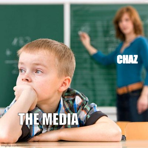 can't focus on multiple things | CHAZ; THE MEDIA | image tagged in kid not paying attention,biased media,antifa,portland | made w/ Imgflip meme maker