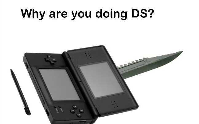 High Quality Why Are You Doing DS? Blank Meme Template