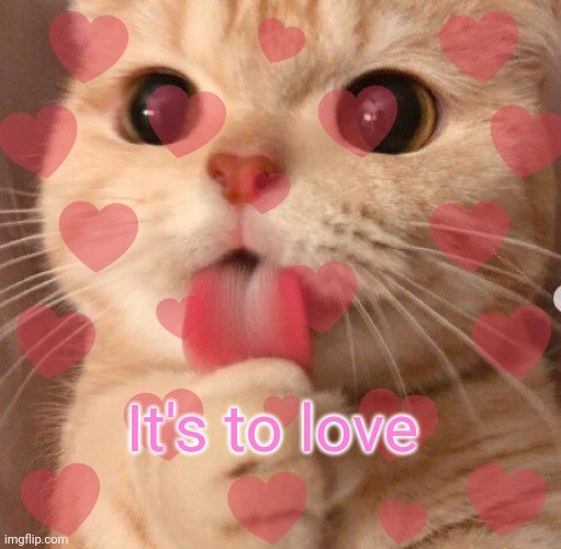 Tell me about it | It's to love | image tagged in tell me about it | made w/ Imgflip meme maker