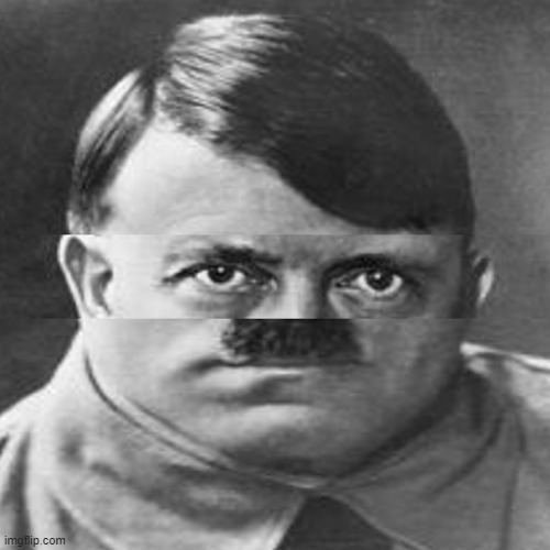 Squished Hitler | image tagged in squished hitler | made w/ Imgflip meme maker