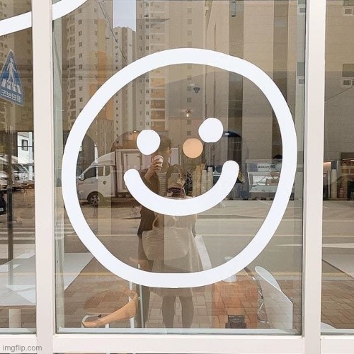 the smiley is so adorable a | made w/ Imgflip meme maker
