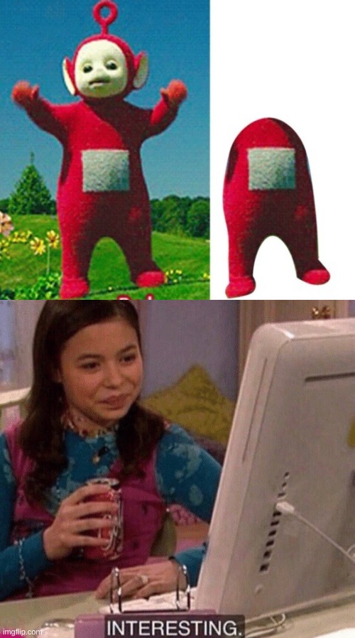 teletubby looks sus | image tagged in memes,funny,among us,teletubbies,cursed image,interesting | made w/ Imgflip meme maker