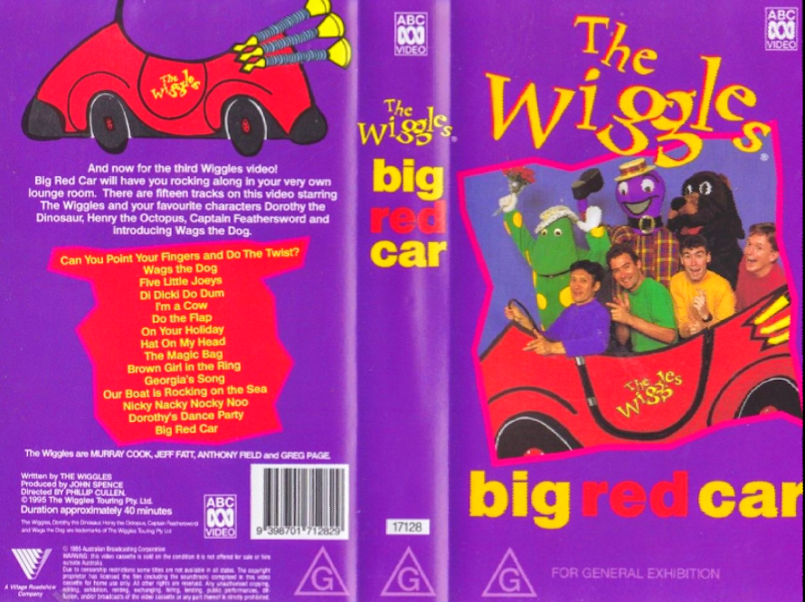 High Quality Classic Wiggles: Big Red Car 1995 VHS Blank Meme Template