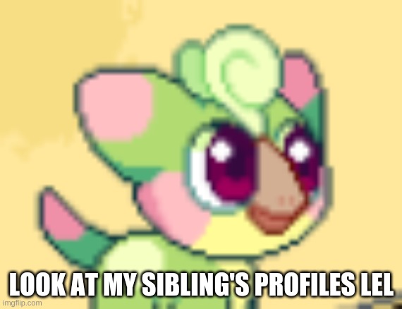 (Arianna_Faith and Dont_protect_the_lolis) (I had to sneak on for this lel) | LOOK AT MY SIBLING'S PROFILES LEL | image tagged in s p r o o t | made w/ Imgflip meme maker