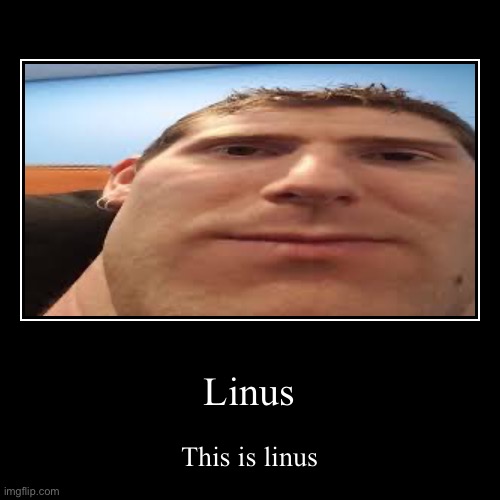 Linus tech face | image tagged in funny,demotivationals | made w/ Imgflip demotivational maker