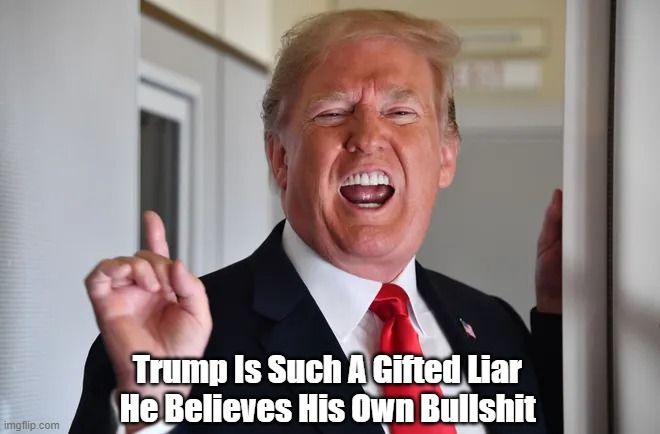 "Trump Is Such A Gifted Liar..." | Trump Is Such A Gifted Liar
He Believes His Own Bullshit | image tagged in trump,trump liar,trump lies,trump bullshit | made w/ Imgflip meme maker
