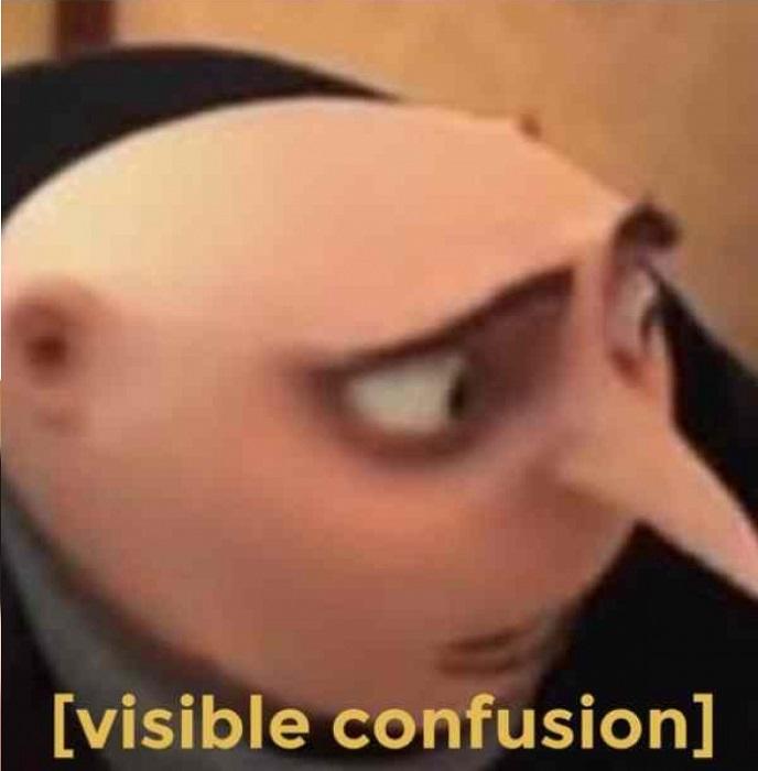 Visible confusion Blank Meme Template