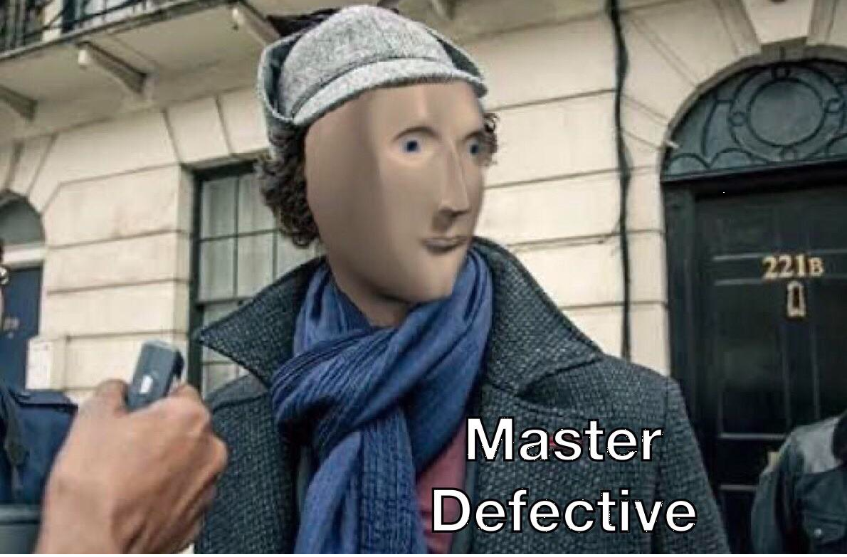 High Quality Master Defective Blank Meme Template