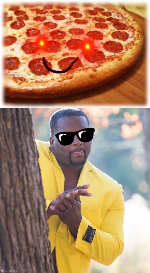 Dunno | image tagged in coming out pizza,black guy hiding behind tree | made w/ Imgflip meme maker