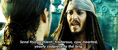 Jack Sparrow roasting Blank Meme Template