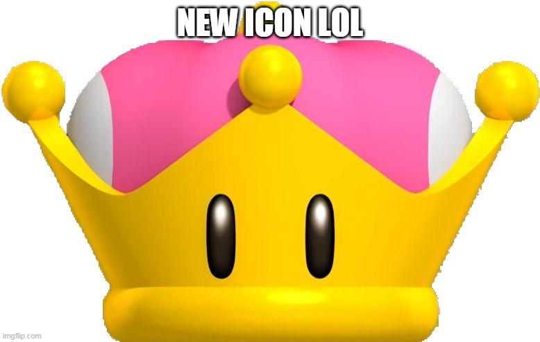 yey | NEW ICON LOL | image tagged in super_crown | made w/ Imgflip meme maker