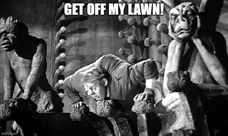 get off lawn | GET OFF MY LAWN! | image tagged in funny,funny memes | made w/ Imgflip meme maker