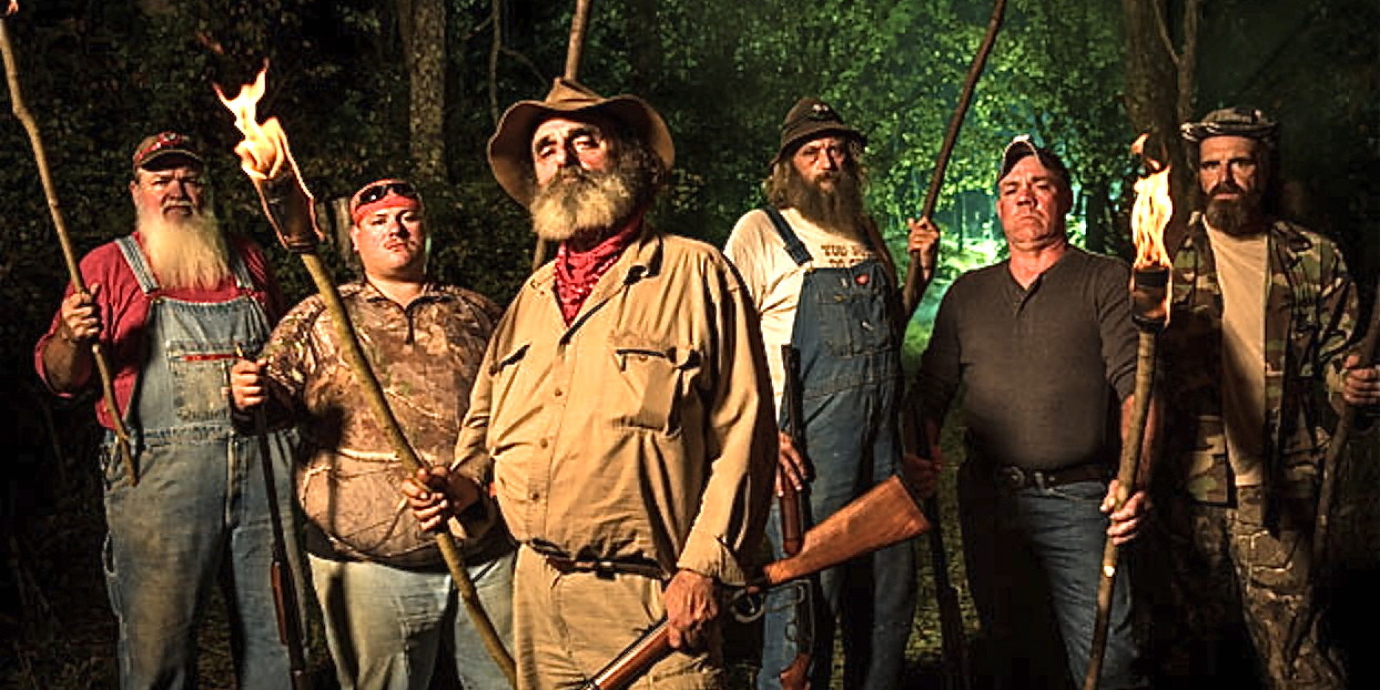 mountain men hillbilly redneck hunting Blank Meme Template