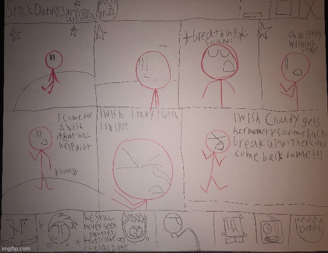 Here’s the comic | image tagged in stickdanny,ocs,comic | made w/ Imgflip meme maker