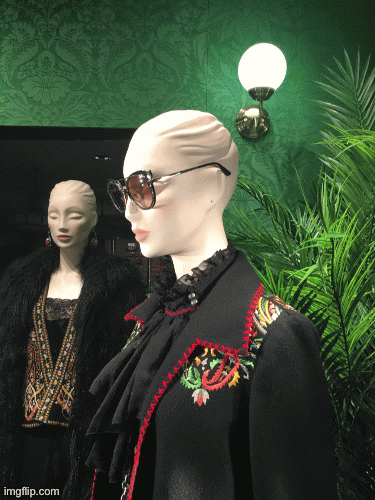 Etro or Else! | image tagged in fashion,window design,etro,brian einersen | made w/ Imgflip images-to-gif maker
