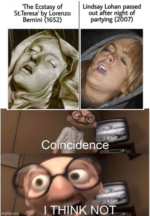 image tagged in coincidence i think not | made w/ Imgflip meme maker